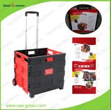 Plastic Portable Foldable Shopping Trolley