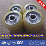CNC Milling Plastic Roller Wheel with Nylon/POM Cover