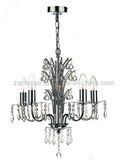 Anique Crystal Iron Pendant Lamp Chandelier