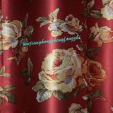 100% Polyester Shinning Print Blackout Curtain Fabric Home Textile