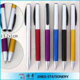Colorful Twist Ballpoint Pen with Black Clip