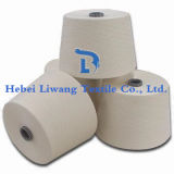 Polyester Yarn Raw White for Weaving and Knitting Single Yarn