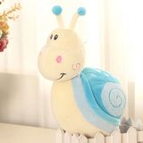 24cm Blue Stuffed Snail Plush Kids Toys