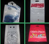 Plastic Die Cut Bag with Patch High Quality Die Cut Bag