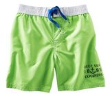 Children's Stripe Swimming Trunks, Swim Short, Men's Swimwear