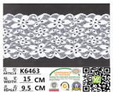 Fancy White Nylon Spandex Stretch Trimming Lace for Underweark6463