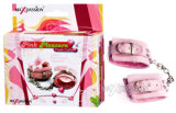 Sex Product - Pink Pleasure Leather Handcuffs