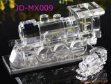 Business Gifts Crystal Glass Train Transportation Model