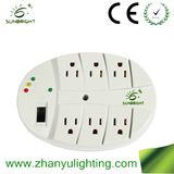 6 Direct Outlet Voltage Protector Socket Bx-V017