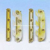 Galvanized Yellow Bed Hinges (NH-1461)