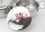 Stainless Steel Small Handle 4 PC Cook Pot (FT-1830-XY)