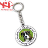 Pad Printing Dog Image Key Ring