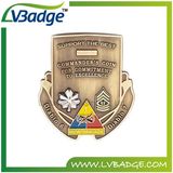 Emboss Logo Metal Customizable Antique Brass Challenge Coin
