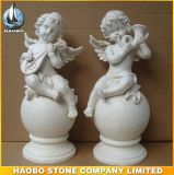 Middle Size Stone Cherub Sculptures Custom Design