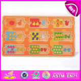 2015 Kids Early Education Teaching Wooden Puuzle, Educational Toy Wooden Number Puzzle 1-9, Best Quality Wooden Puzzle Toy W14A122