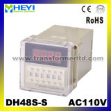 Electronic Digital Relay Timer Relay Socket Time Relay DC12V 24V
