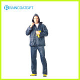 Men's Polyester PVC Raincoat with Pants (RPY-063)