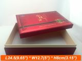 Lid 4mm Foam Red Hot Foil Stamping Lid Bottom Box