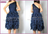 Fluffy Short Cocktail Dress /Party Dress/Evening Dress (ASR001)