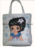 Canvas Handbags Match Cartoon Pattern