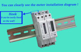 Register Display Single Phase Two Wire DIN-Rail Energy Meter for Buildings