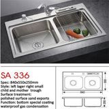 Double Bowl Stainless Steel Basin Sink Undermount Kitchen Sink