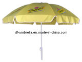 Yellow Outdoor Beach Umbrella with Customed Logo