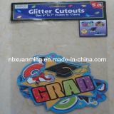 5CT Glitter Cutouts of Graduation Decoraion
