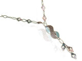 925 Solid Silver Color Gold Jewellery Necklace (Sn0039)