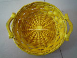 Yellow Willow Tray with Wood Ear Handles (dB031)