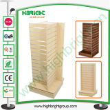 Wooden and Steel MDF Rotating Display Tower Racks