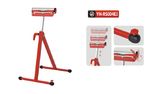 Folding Abjustable Height Steel Roller Stand with a Roller for 132lbs