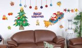 Ay1700 Merry Christmas Art Home Decorative Waterproof PVC Wall Sticker