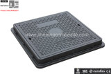 FRP Square Composite Manhole Cover with Lock En124 C250 650X650mm (JM-MS201C)