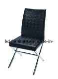 Stainless Steel Dining Chair, X Shape Metal Chair, Soft Chair (Y48)
