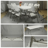 Rectangular Folding Table/Banquet Table /Modern Outdoor Table (SY-183Z)