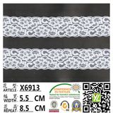 Knitted Jacquard Elastic Stretch Design Nylon Elastic Lace