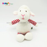 (FL-244) Plush Toy Manufacturer, Cute Plush Sheep Baby Rattle Toy