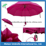 High Quality 3 Fold Steel Frame Automatic Umbrella