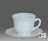 Opal Glassware Coffee Cup / Saucer HP55