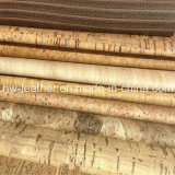 High Quality Wood Grain PU Leather for Wall (HW-646)