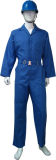 Blue Color Long Sleeve Coverall for Workers