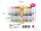 Melon Boy 36 Colors Smooth Oil Pastel (R062390, stationery)