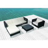 Wicker Sofa for Outdoor with Aluminum Feet (8201AU)