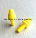 Lemon Yellow Color Silicon Ear Plugs with 4 Layer