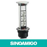 Waterproof Kitchen Lift Type Desktop Socket Receptacle