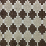 Geometric Check Two Colors Cut Pile Velvet Lounge Fabric
