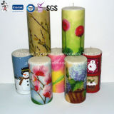 China Wholesale Colorful Pillar Candle