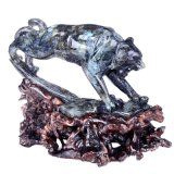 Labradorite Lion Collectible Sculpture Carving (AG86)