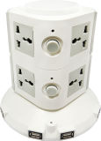 8 Sockets Industrial Outlets with Europ/ American Plug